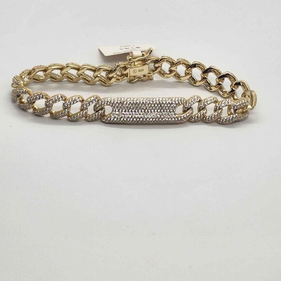 Brand New   Sterling Silver 925 cuban link style Bracelet - Picture 4 of 4